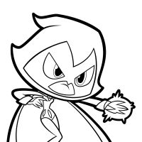 Desenhos para colorir Jovens Titans