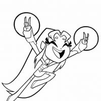 Desenhos para colorir Jovens Titans