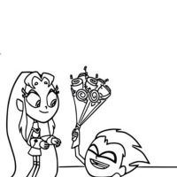 Desenhos para colorir Jovens Titans