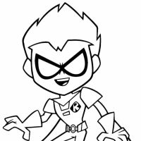 Desenhos para colorir Jovens Titans