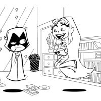 Desenhos para colorir Jovens Titans