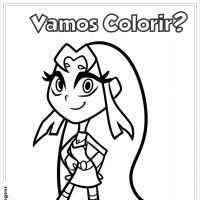 Desenhos para colorir Jovens Titans