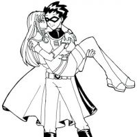 Desenhos para colorir Jovens Titans