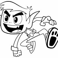 Desenhos para colorir Jovens Titans