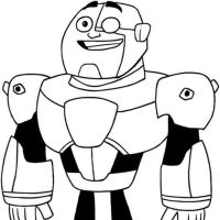 Desenhos para colorir Jovens Titans
