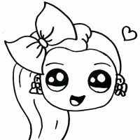 Desenhos para colorir Kawaii