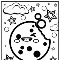 Desenhos para colorir Kawaii