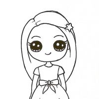 Desenhos para colorir Kawaii