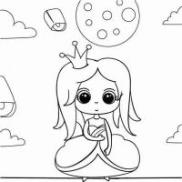 Desenhos para colorir Kawaii
