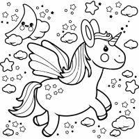 Desenhos para colorir Kawaii