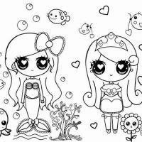 Desenhos para colorir Kawaii