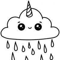 Desenhos para colorir Kawaii