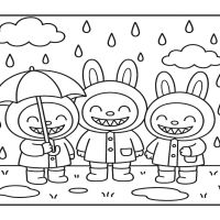 Desenhos para colorir Labubu