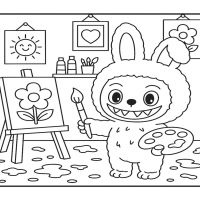 Desenhos para colorir Labubu