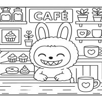 Desenhos para colorir Labubu