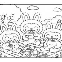 Desenhos para colorir Labubu