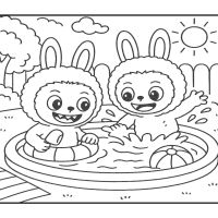 Desenhos para colorir Labubu