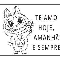 Desenhos para colorir Labubu