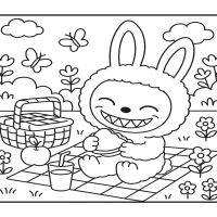 Desenhos para colorir Labubu