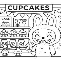 Desenhos para colorir Labubu
