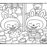 Desenhos para colorir Labubu