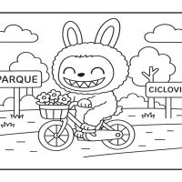 Desenhos para colorir Labubu