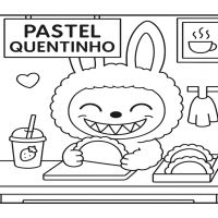 Desenhos para colorir Labubu