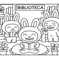 Desenhos para colorir Labubu