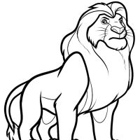 Desenhos para colorir Leões