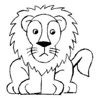 Desenhos para colorir Leões