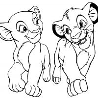 Desenhos para colorir Leões