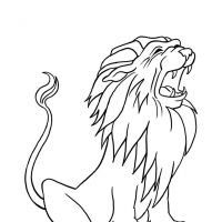 Desenhos para colorir Leões