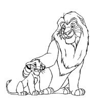 Desenhos para colorir Leões