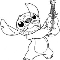 Desenhos para colorir Lilo & Stitch