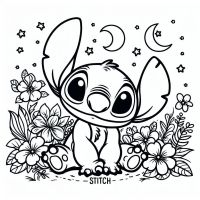 Desenhos para colorir Lilo & Stitch