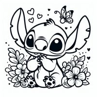 Desenhos para colorir Lilo & Stitch