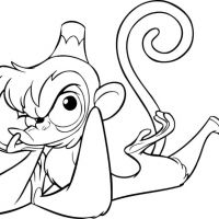 Desenhos para colorir Macacos