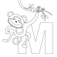 Desenhos para colorir Macacos