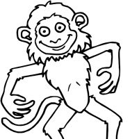 Desenhos para colorir Macacos