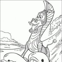Desenhos para colorir Madagascar