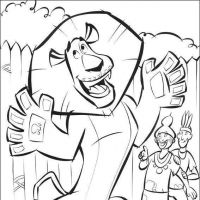 Desenhos para colorir Madagascar