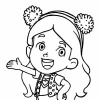 Desenhos para colorir Maria Clara e JP
