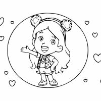 Desenhos para colorir Maria Clara e JP
