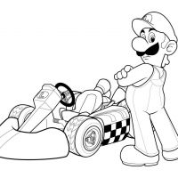 Desenhos para colorir Mario Bros