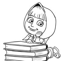 Desenhos para colorir Masha e o Urso