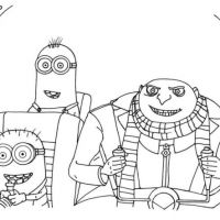 Desenhos para colorir Meu Malvado Favorito
