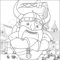 Desenhos para colorir Mike Cavaleiro