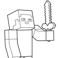 Desenhos para colorir Minecraft