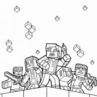 Desenhos para colorir Minecraft