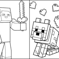 Desenhos para colorir Minecraft